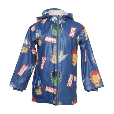 Veste imperméable (Bleu, Multicolore) de Marvel Avengers Coton, Polyester, Viscose
