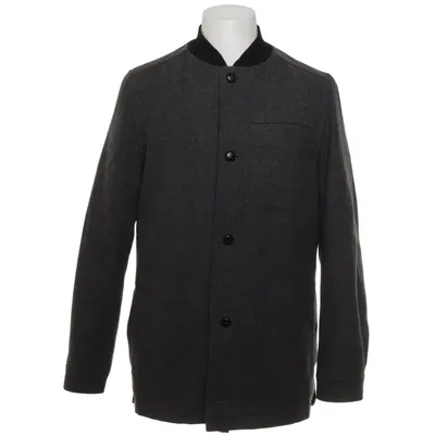 Manteau (Gris) de Topman Acrylique, Coton, Nylon, Polyester, Viscose, Laine
