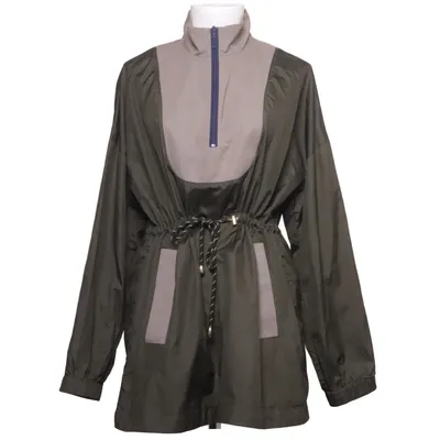 Poncho (Grön, Beige) från Baum Und Pferdgarten Bomull, Återvunnen polyester