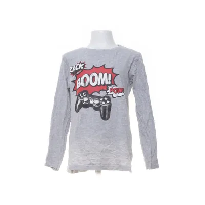 Lange mouwen shirt (Grijs) van BPC Bonprix Collection Katoen, Viscose