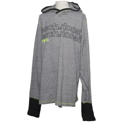 Sweat à capuche (Gris, Noir) de Bench Coton, Polyester