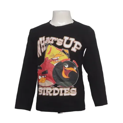 Lange mouwen shirt (Zwart) van Angry Birds Katoen