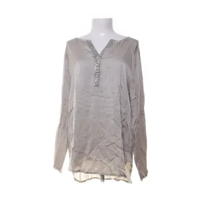 Blus (Beige) från Made in italy Elastan, Silke, Viskos