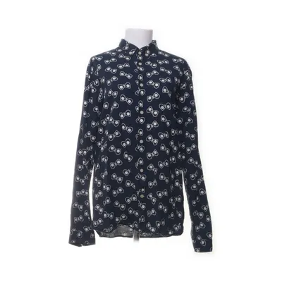Overhemd (Blauw, Meerkleurig) van Knowledge Cotton Apparel Organisch katoen
