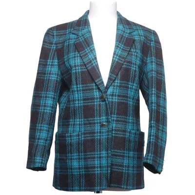 Blazer (Blå, Sort, Flerfarvet) fra Allover Uld