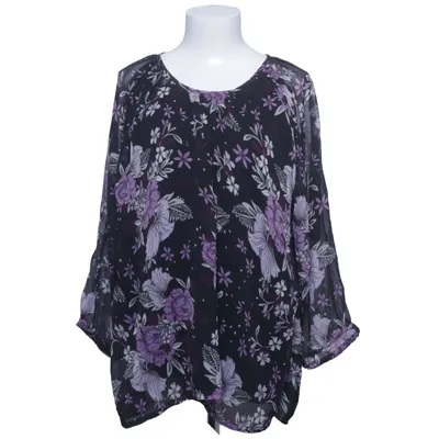 Blouse (Black, Purple) from Tracy Polyester