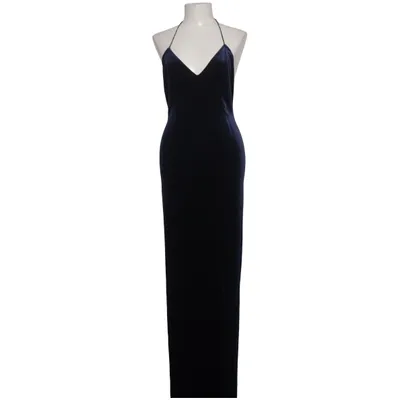 Aftonklänning (Tight Velvet Slit Dress) från NLY Eve Elastan, Polyester