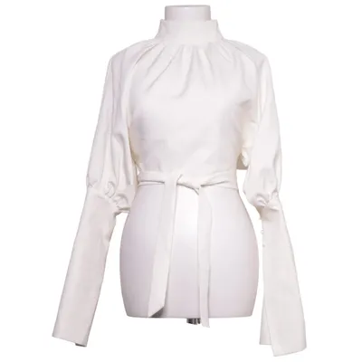 Crop top (Vit) från Hanna Schönberg x NA-KD Elastan, Polyester