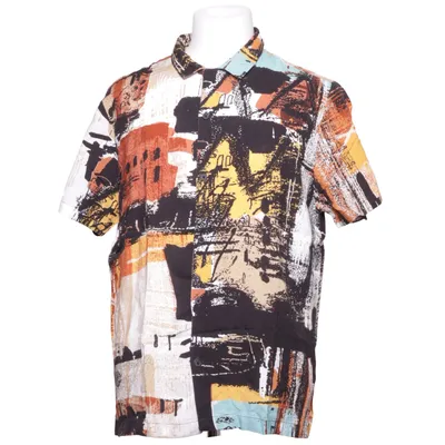 Kortärmad skjorta (Flerfärgad) från Topman Viskos