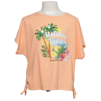 T-shirt (Oranje, Meerkleurig) van Emma Jayne x H&M Polyester, Viscose