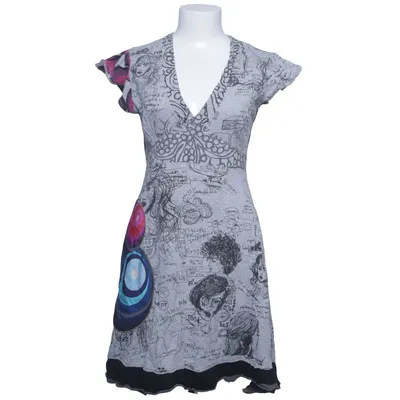 Robe (Gris, Multicolore) de Desigual Coton, Polyester