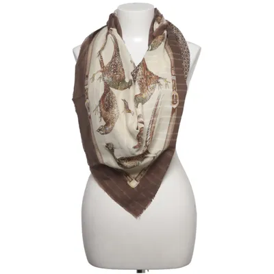 Shawl (Brown, Beige) from Gim Renoir