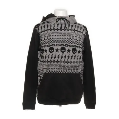 Huvtröja (Svart, Grå) från Rock Rebel Akryl, Bomull, Polyester, Ull