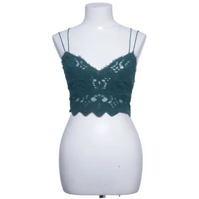 Crop top (Grøn) fra Free People Bomuld, Elastan, Nylon, Viscose