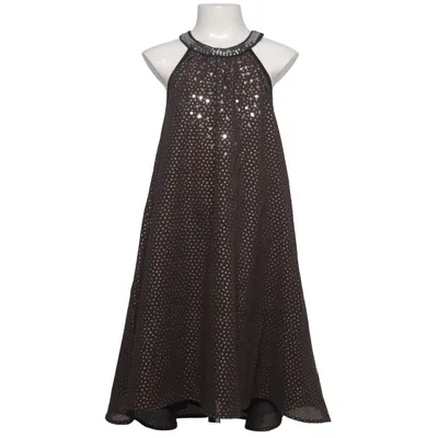 Jurk (Zwart, Goud) van Me Too Polyester