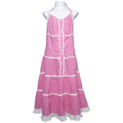 Halterneck dress (Pink, White) from The Gloria Cotton