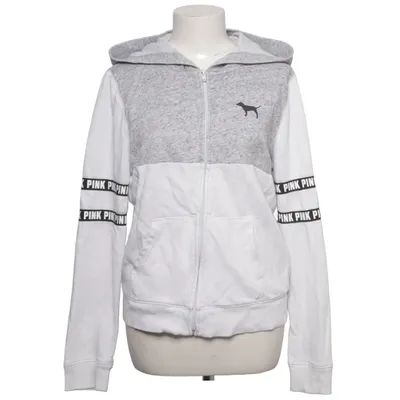 Sweat à capuche (Gris, Blanc) de Pink Victoria's Secret Coton, Polyester