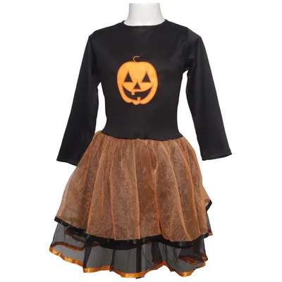 Fancy dress (Black, Orange) from Rusta Polyester