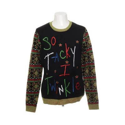 Jultröja (Svart, Flerfärgad) från Jolly Christmas Sweaters Akryl, Polyester