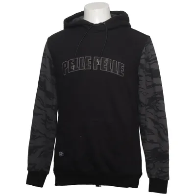 Capuchon sweater (Zwart, Grijs) van Pelle Pelle Katoen, Polyester