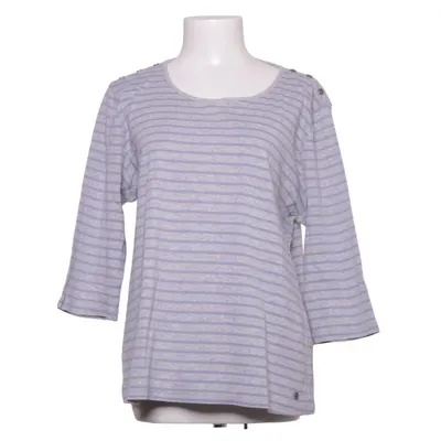 Langærmet t-shirt (Grå, Blå) fra Bonita Bomuld, Viscose