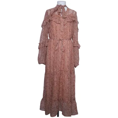 Maxi dress (Beige, Multicolored) from Love & Divine Metallic fiber, Polyester, Viscose