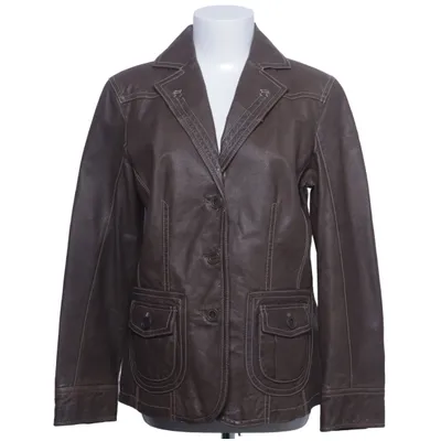 Veste (Marron) de Bonita Cuir, Polyester
