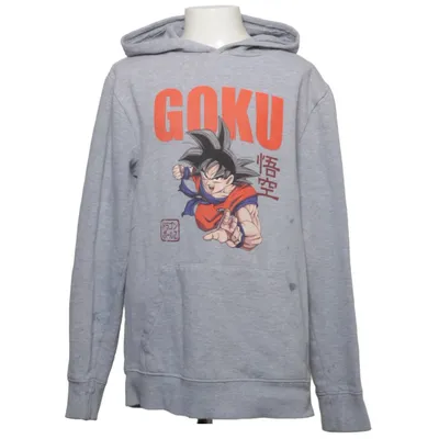 Sweat à capuche (Gris, Multicolore) de DragonBallz Coton, Polyester