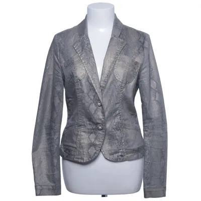 Blazer (Grijs) van Geisha Katoen, Elastaan, Polyester