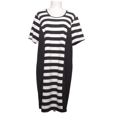 Klänning (Svart, Vit) från Ciso Elastan, Polyester, Viskos
