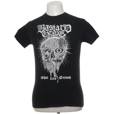 T-shirt (Svart, Vit) från Gildan Bomull