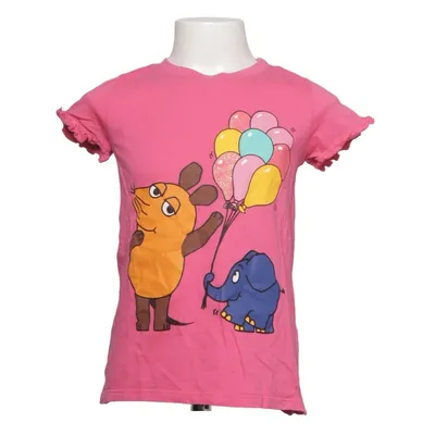 T-shirt (Pink, Flerfarvet) fra DieMaus Bomuld