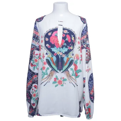 Blus (Vit, Flerfärgad) från Floryday