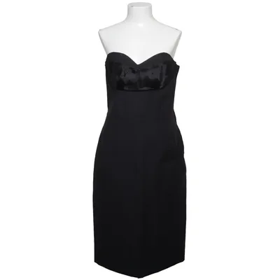 Robe (Noir) de H&M Conscious Collection Coton biologique, Polyester recyclé, Soie, Laine