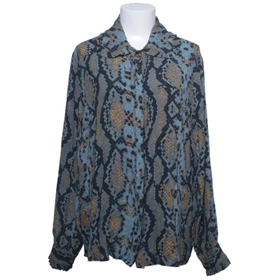 Bluse (Blå, Gul, Sort) fra Minus Viscose