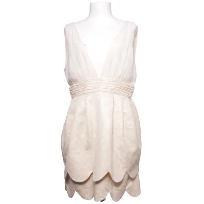 Cocktail dress (Beige) from H&M Conscious Collection Metallic fiber, Recycled polyester