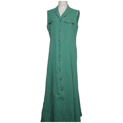 Blusenkleid (Grün) von Zaza Baumwolle