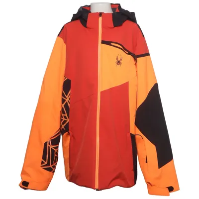 Ski-jas (Oranje, Rood, Zwart) van Spyder Nylon, Gerecycled polyester