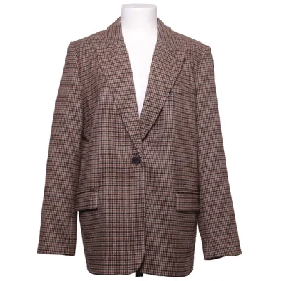 Blazer (Brown, Black) from Zara Acrylic, Polyamide, Polyester, Viscose, Wool