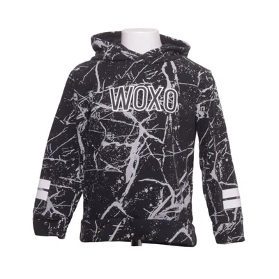 Hættetrøje (Sort, Hvid) fra Oxo Bomuld, Polyester