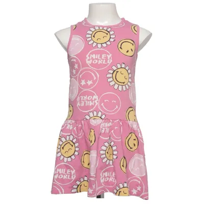 Dress (Pink, Yellow, Multicolored) from Smiley World Cotton