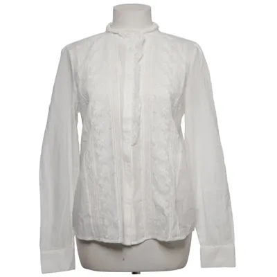 Blouse (Blanc) de Sézane Coton, Polyester