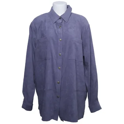 Shirt (Blue) from Alfred Dunner Elastane, Polyester