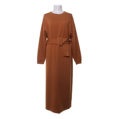Jurk (Bruin) van Envii Polyester, Katoen
