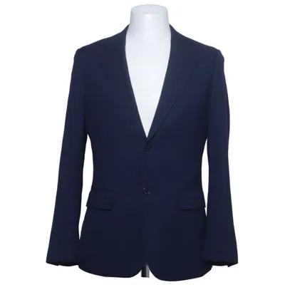 Blazer (Bleu) de Dan John Polyester, Viscose, Laine