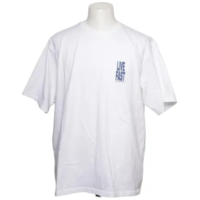 T-shirt (White, Blue) from Lfdy Cotton