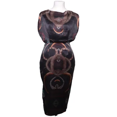 Klänning (Svart, Flerfärgad) från By Malina Collection Silke