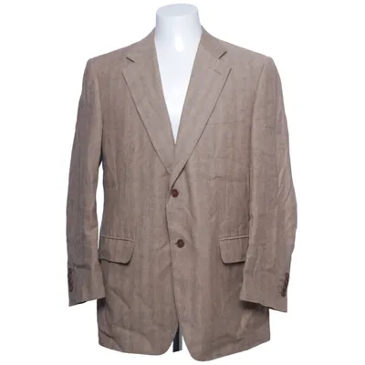 Blazer (Brown) from Canali Cotton, Cupro, Linen, Viscose