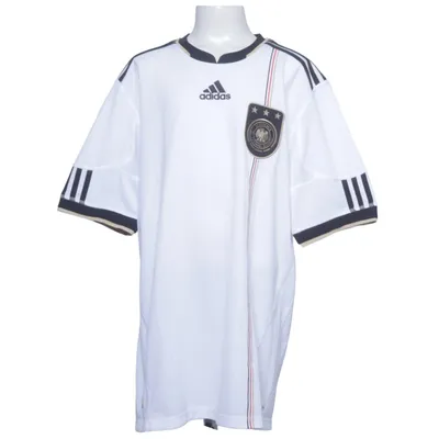 Fodboldtrøje (Hvid, Sort) fra Adidas Polyester