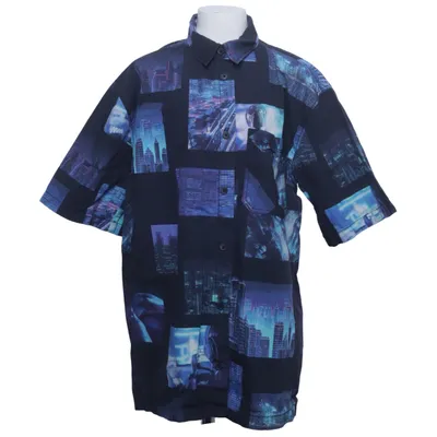 Short sleeve shirt (Black, Blue, Multicolored) from H&M Cotton